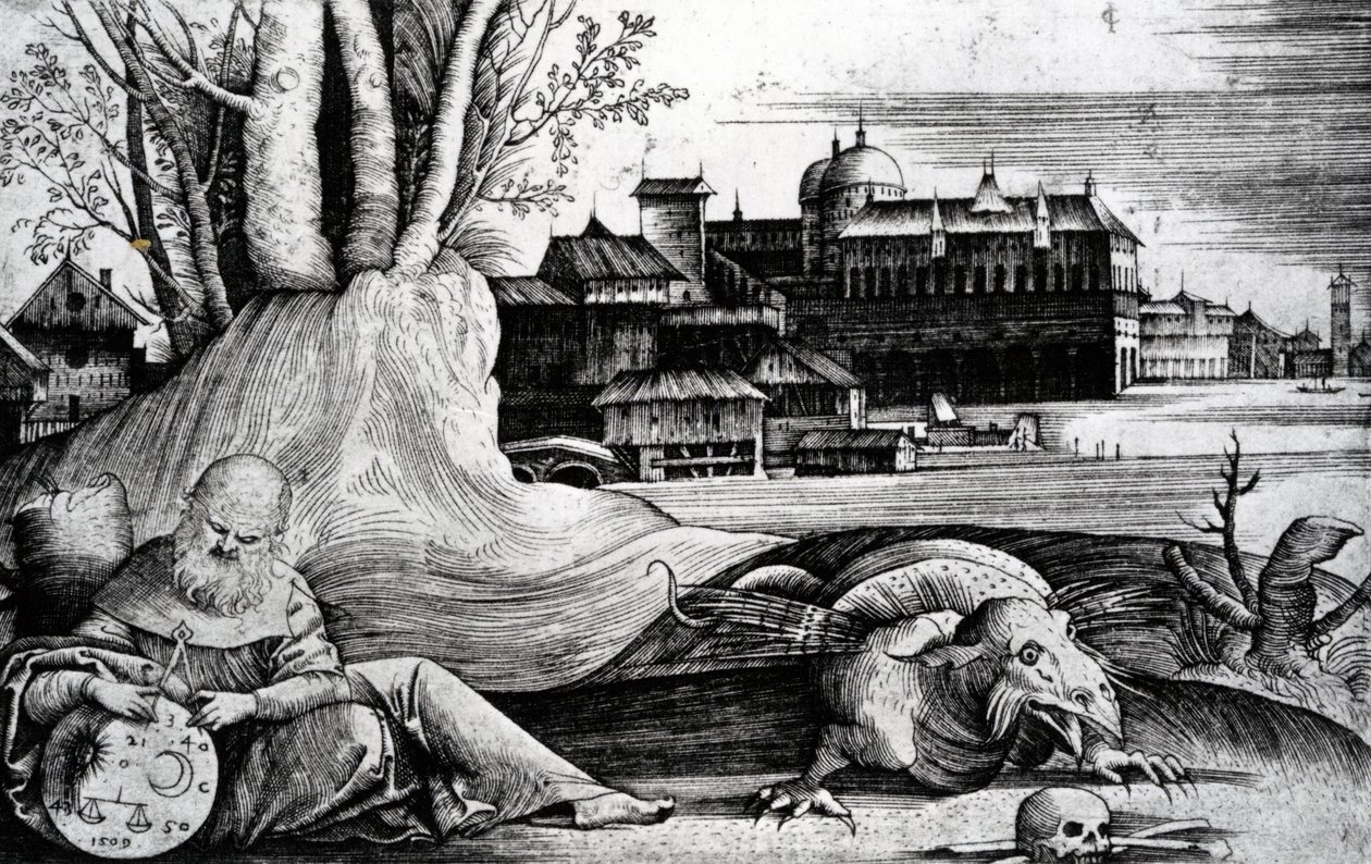 Astrologi, 1509 tekijältä Giulio Campagnola