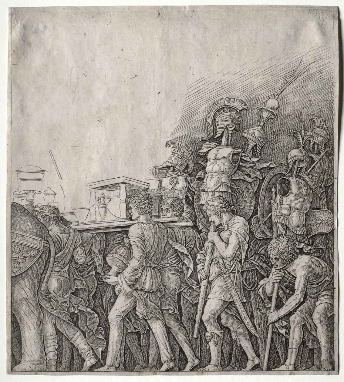 Caesarin voitot: The Corselet Bearers, n. 1498. tekijältä Giulio Campagnola