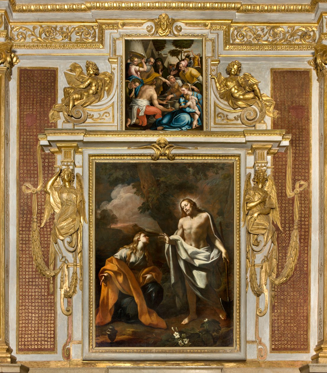 Giovanni Angelo Borroni, Kristuksen ilmestyminen Magdalenalle 1750, Giulio Campi, Mannakokoelma tekijältä Giulio Campi