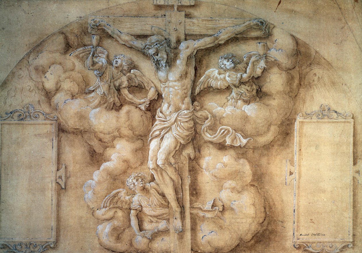 Ristiinnaulitseminen, 1547. tekijältä Giulio Campi