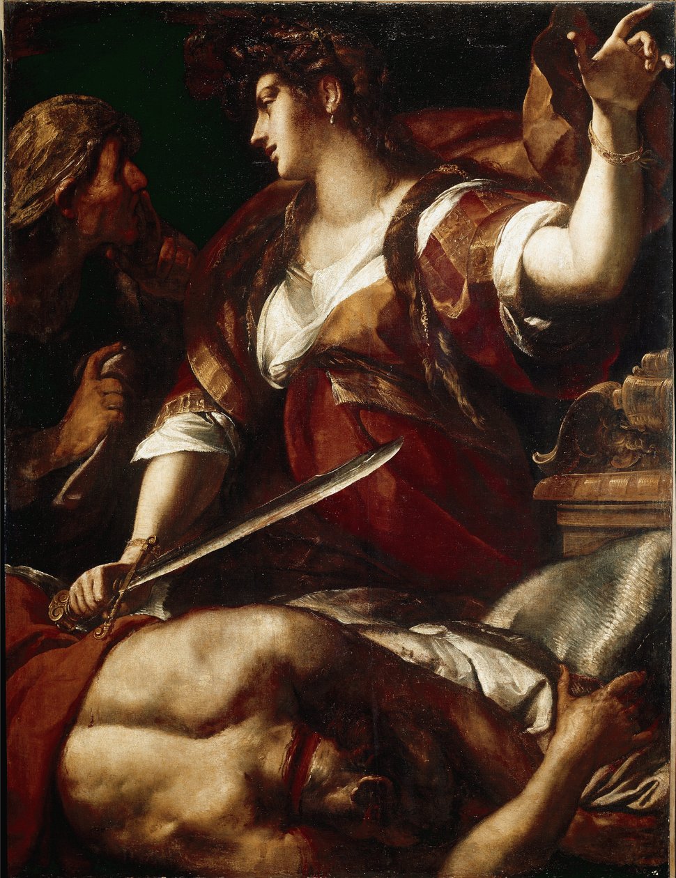 Judith ja Holofernes (öljy kankaalle tekijältä Giulio Cesare Procaccini