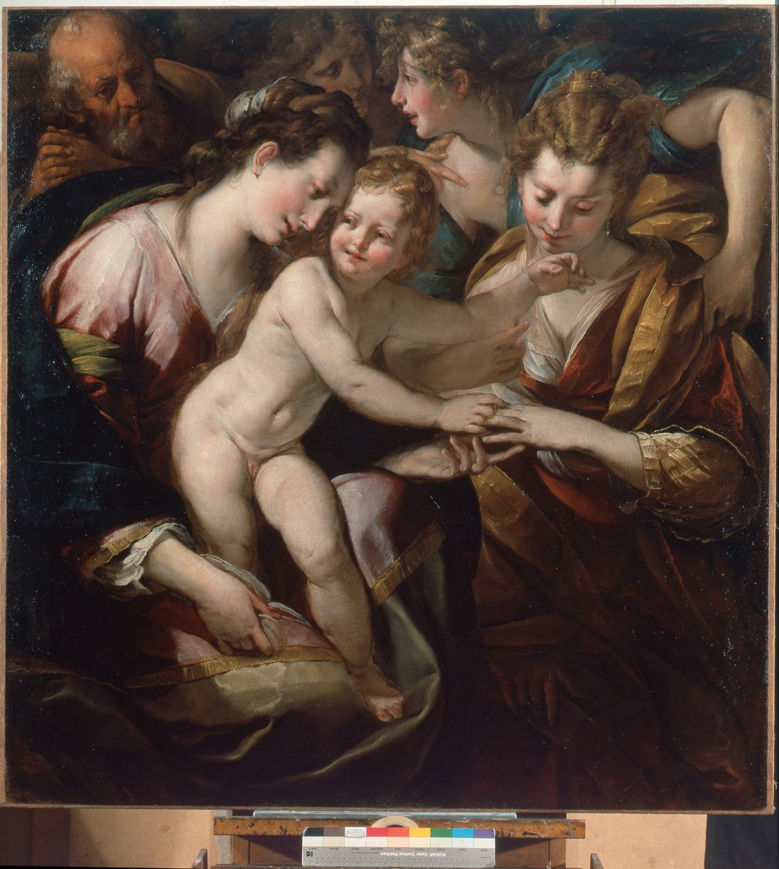 Pyhän Katariinan mystinen avioliitto tekijältä Giulio Cesare Procaccini