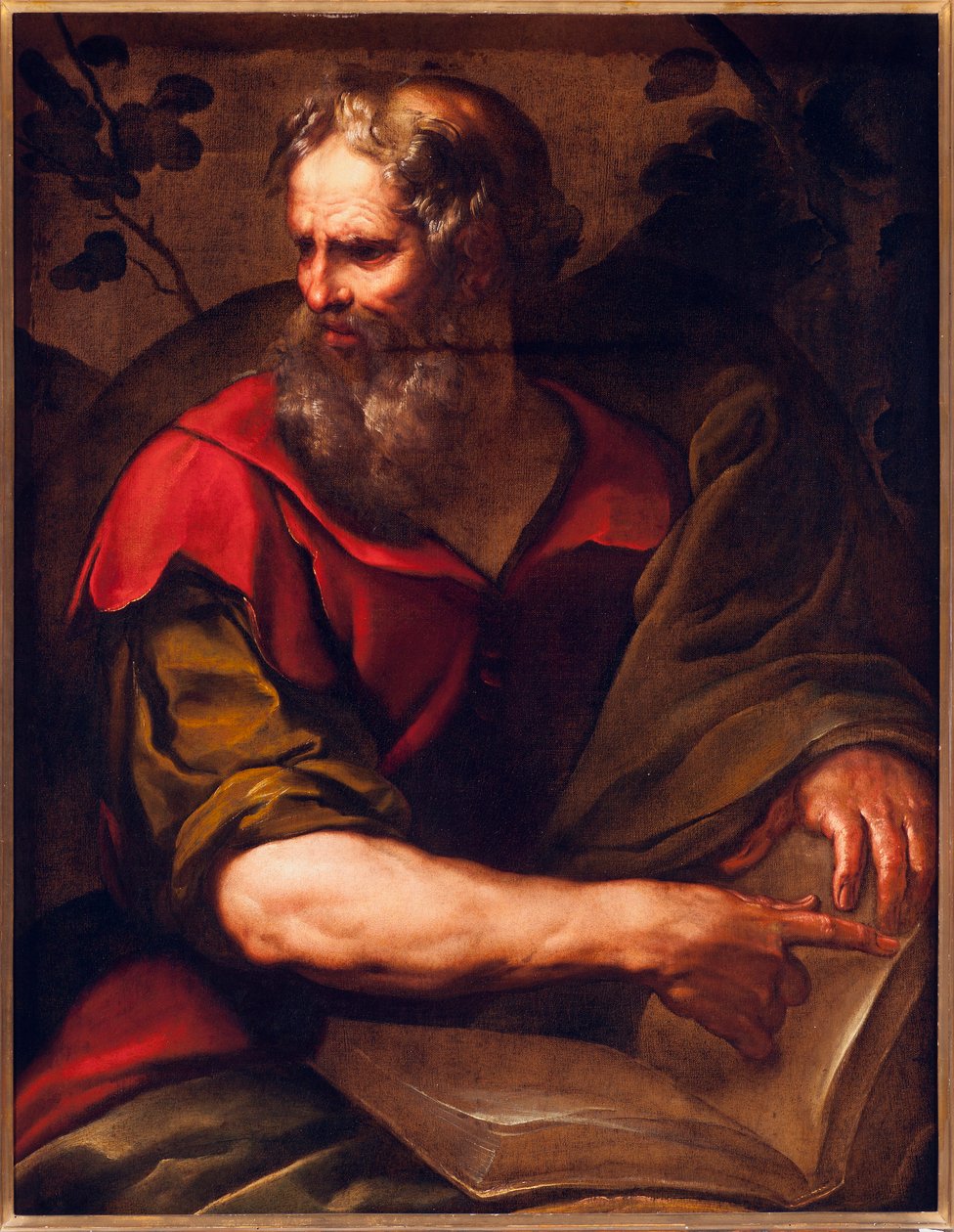 Apostoli Pyhän Simonin kiihkon (tai Pyhän Simonin kanalaisen) esitys (Apostoli Simon kiihkoilija) Giulio Cesare Procaccinin (1574-1625) maalaus tekijältä Giulio Cesare Procaccini