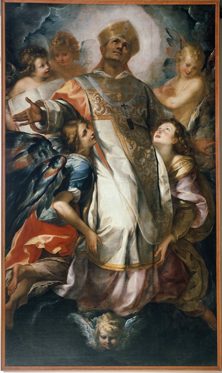 St Charles Borromeo in Glory (öljy kankaalle tekijältä Giulio Cesare Procaccini