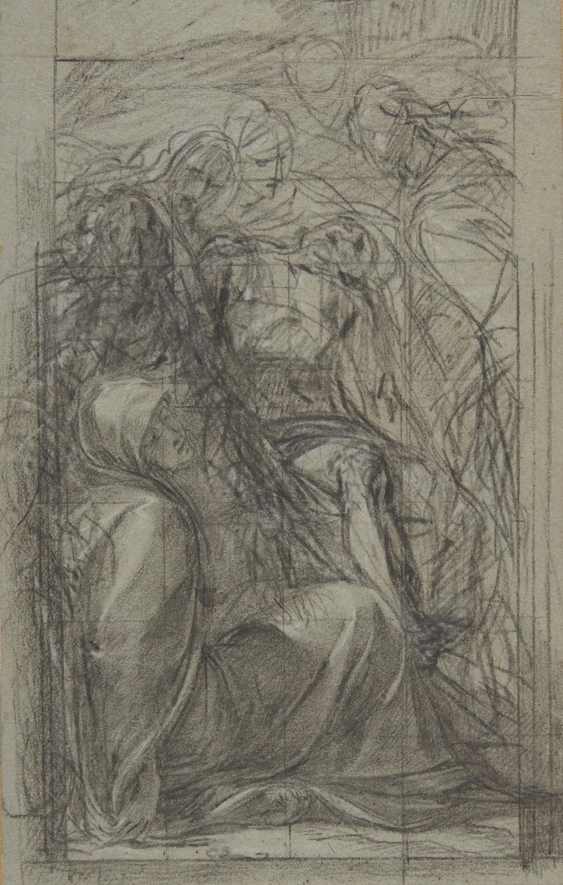 Tutkimus Pietàlle, 1604. tekijältä Giulio Cesare Procaccini