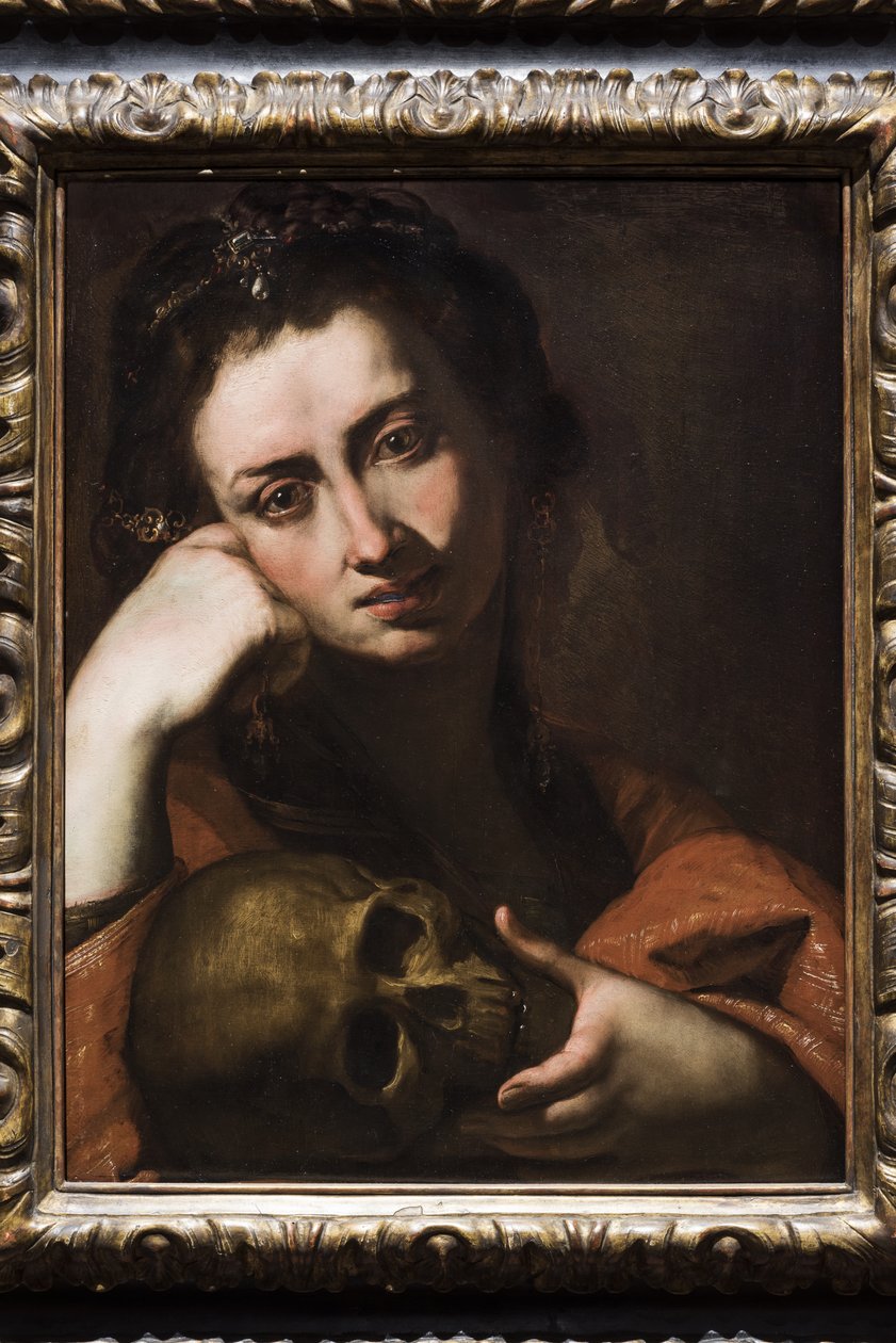 Katuva Magdaleena, n. 1620 (öljy paneelille) tekijältä Giulio Cesare Procaccini
