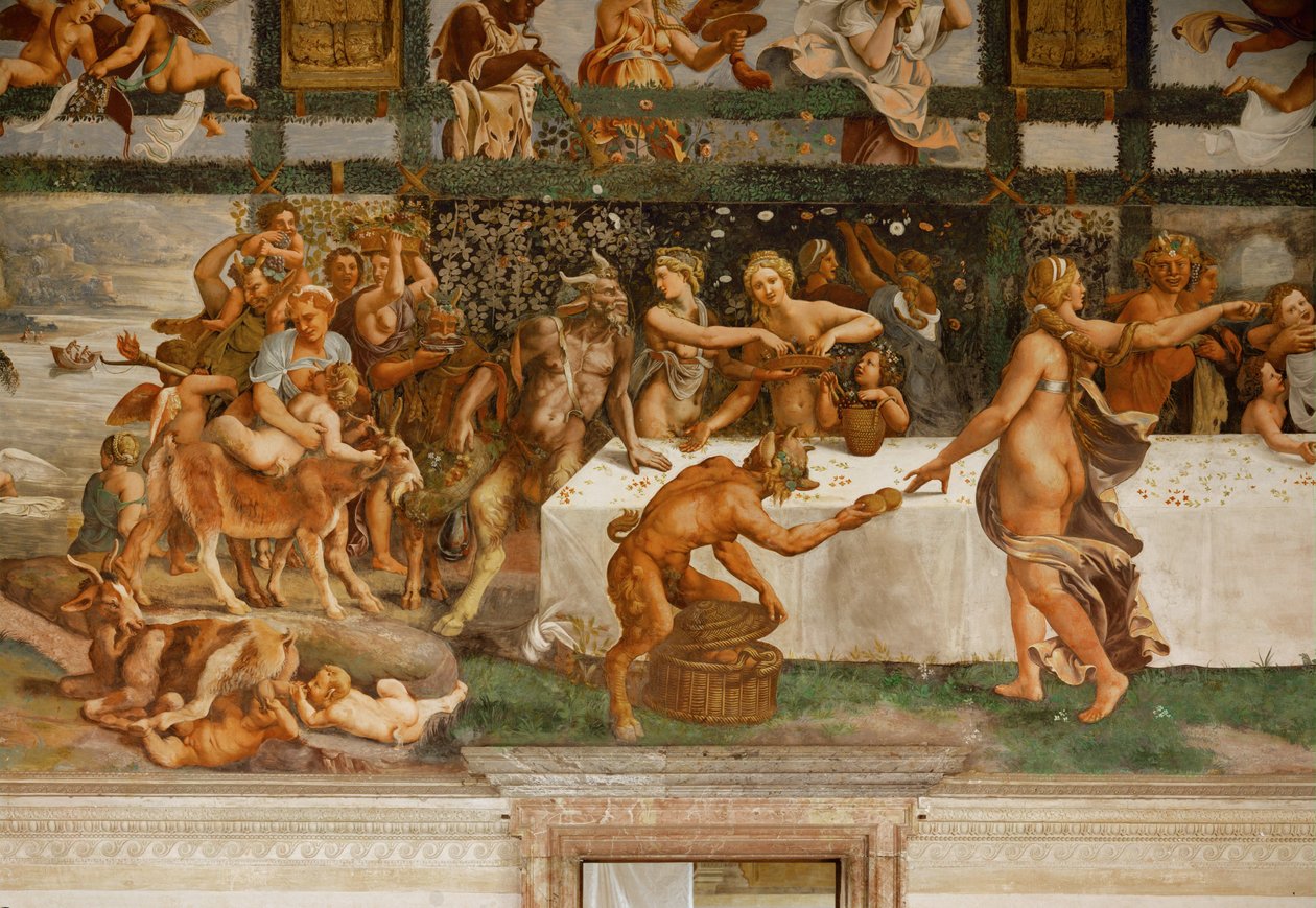 Bacchanalia (tuore) tekijältä Giulio Romano