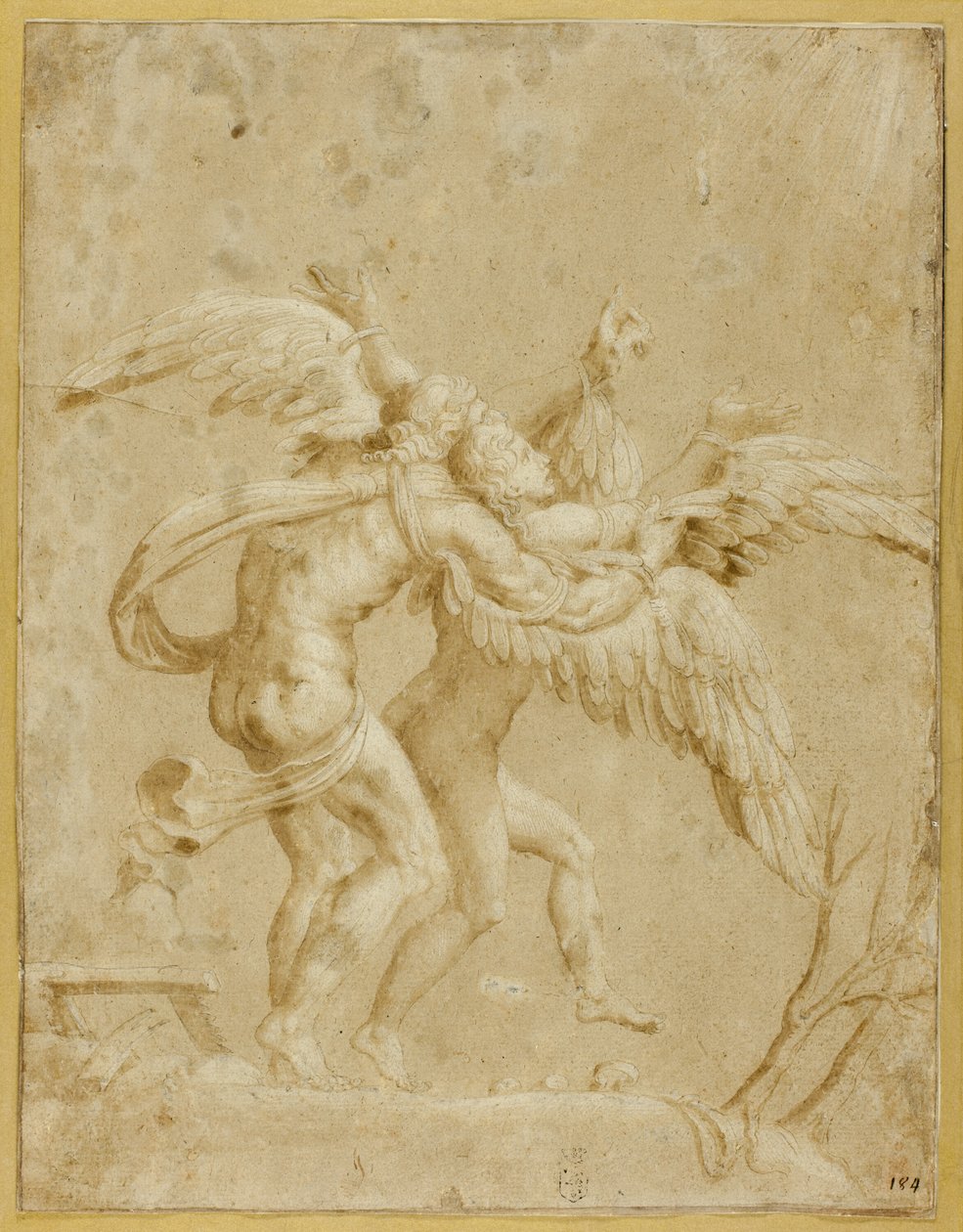 Daedalus ja Icarus tekijältä Giulio Romano