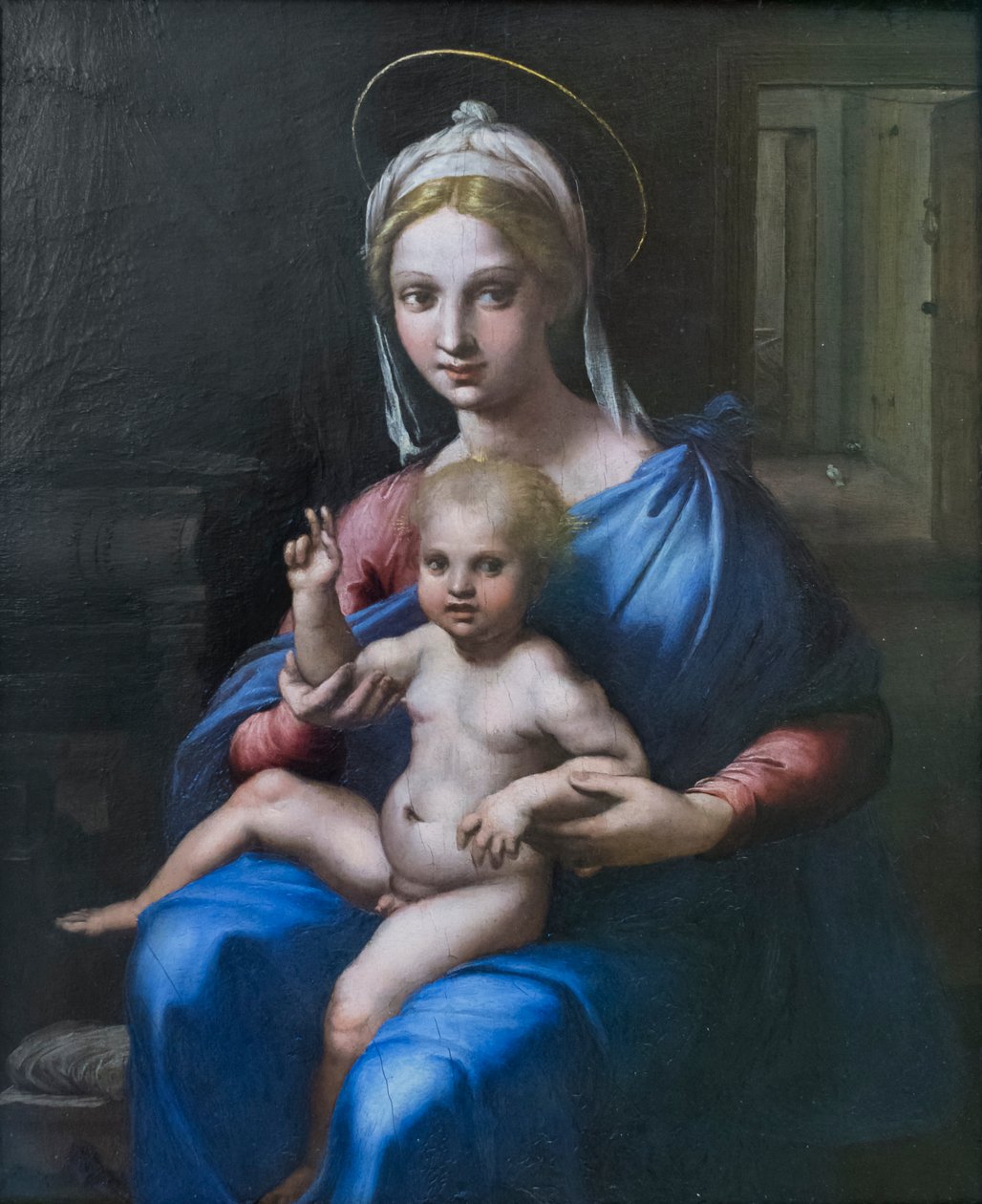 Madonna lapsen kanssa tekijältä Giulio Romano