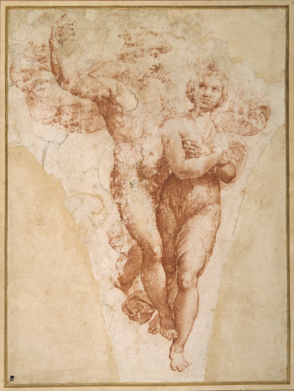 Merkurius kantoi psyyken Olympukseen (liitu paperille) tekijältä Giulio Romano