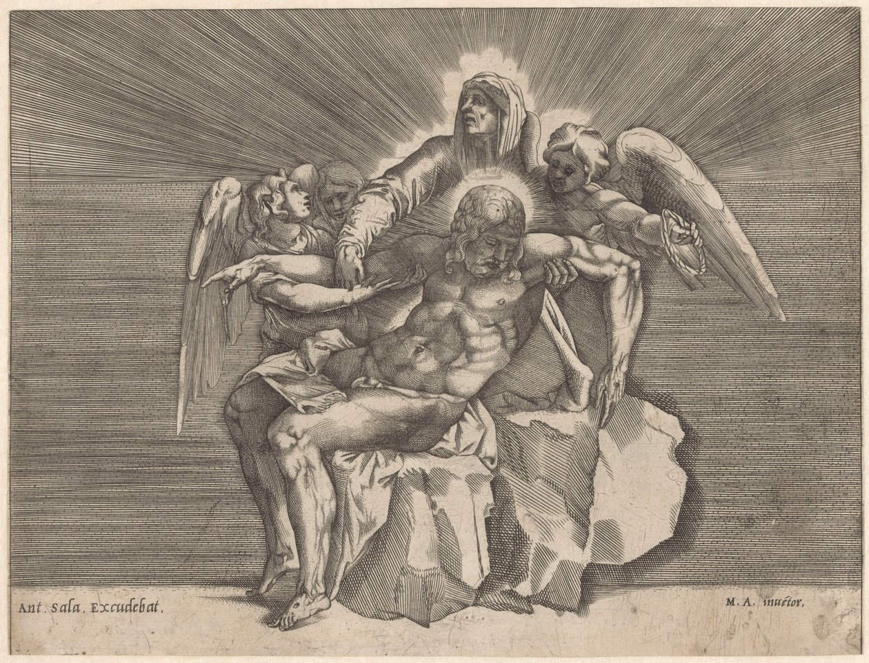 Pieta tekijältä Giulio Sanuto