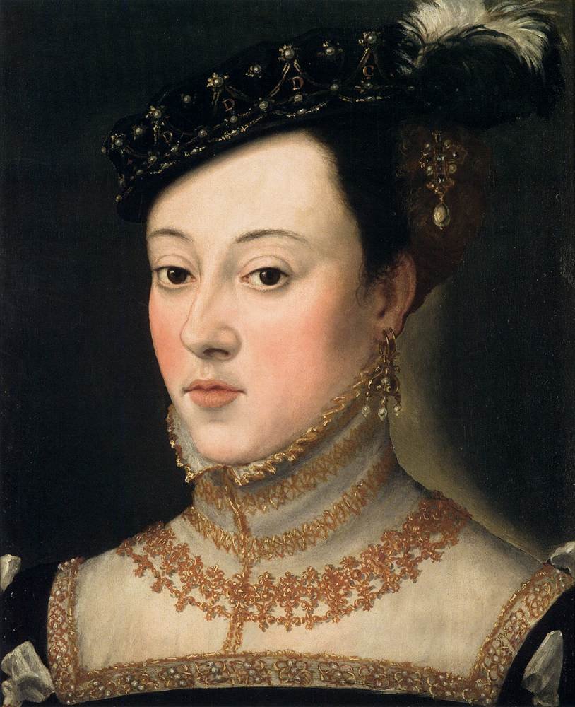 Ferdinand I:n tyttären rintakuva tekijältä Giuseppe Arcimboldo