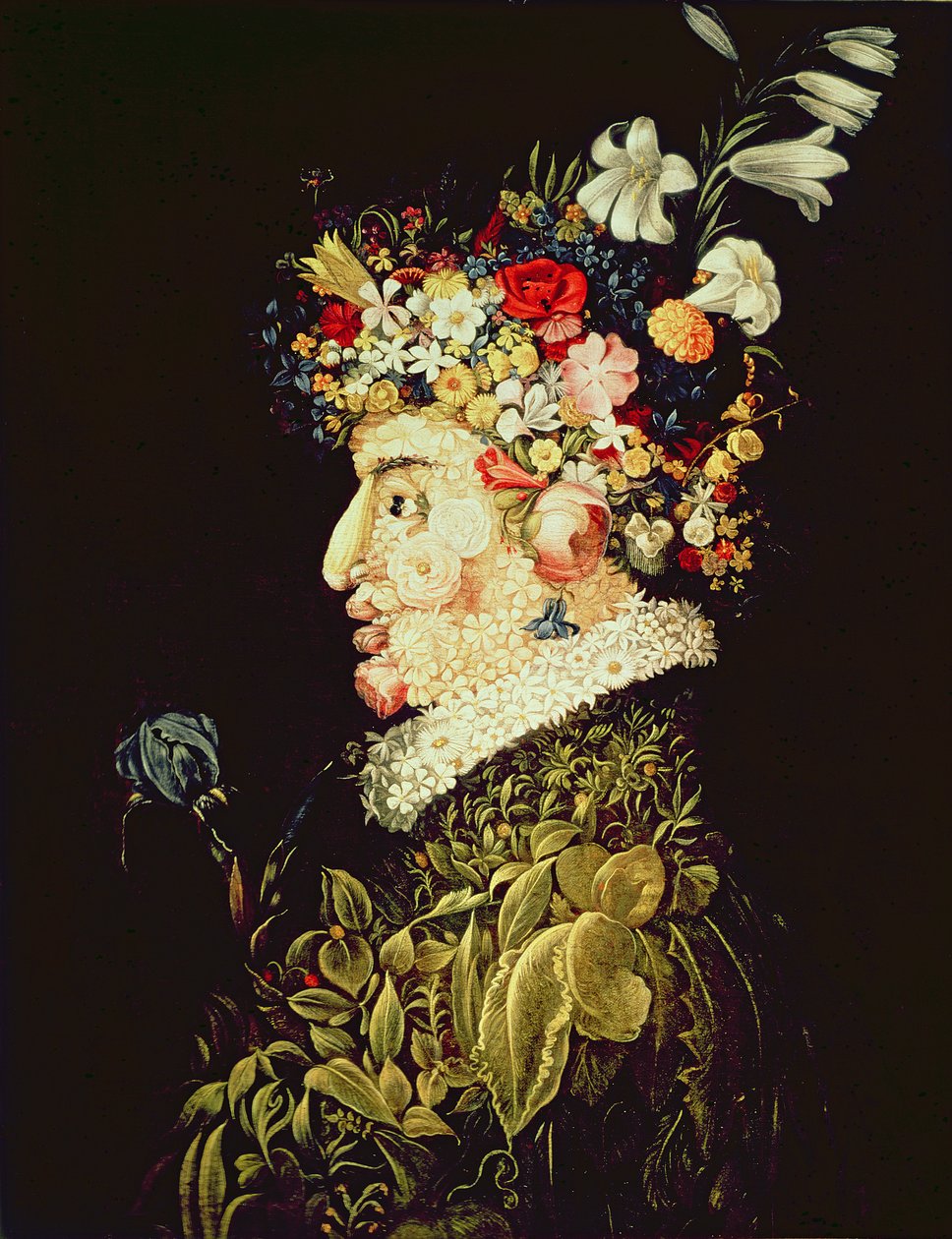 Kevät (öljy) tekijältä Giuseppe Arcimboldo