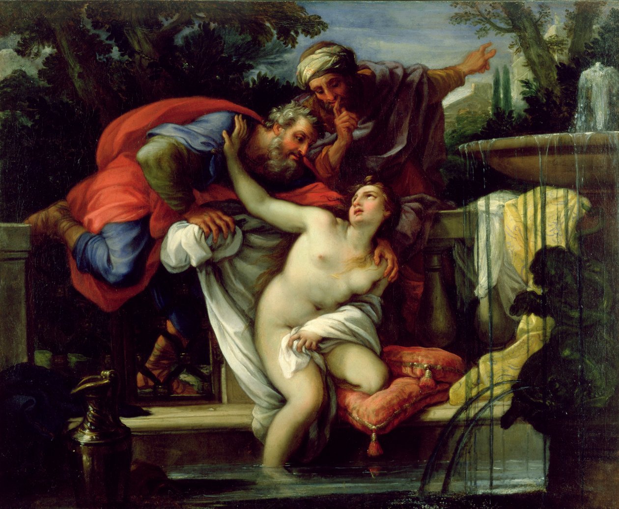 Susanna ja vanhimmat tekijältä Giuseppe Bartolomeo Chiari