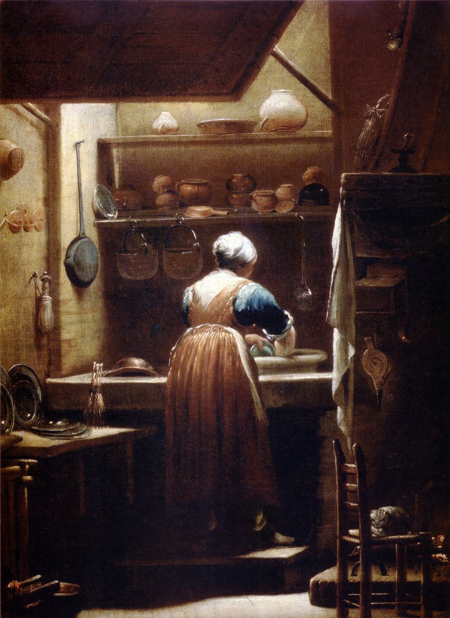Keittiötyttö tekijältä Giuseppe Crespi