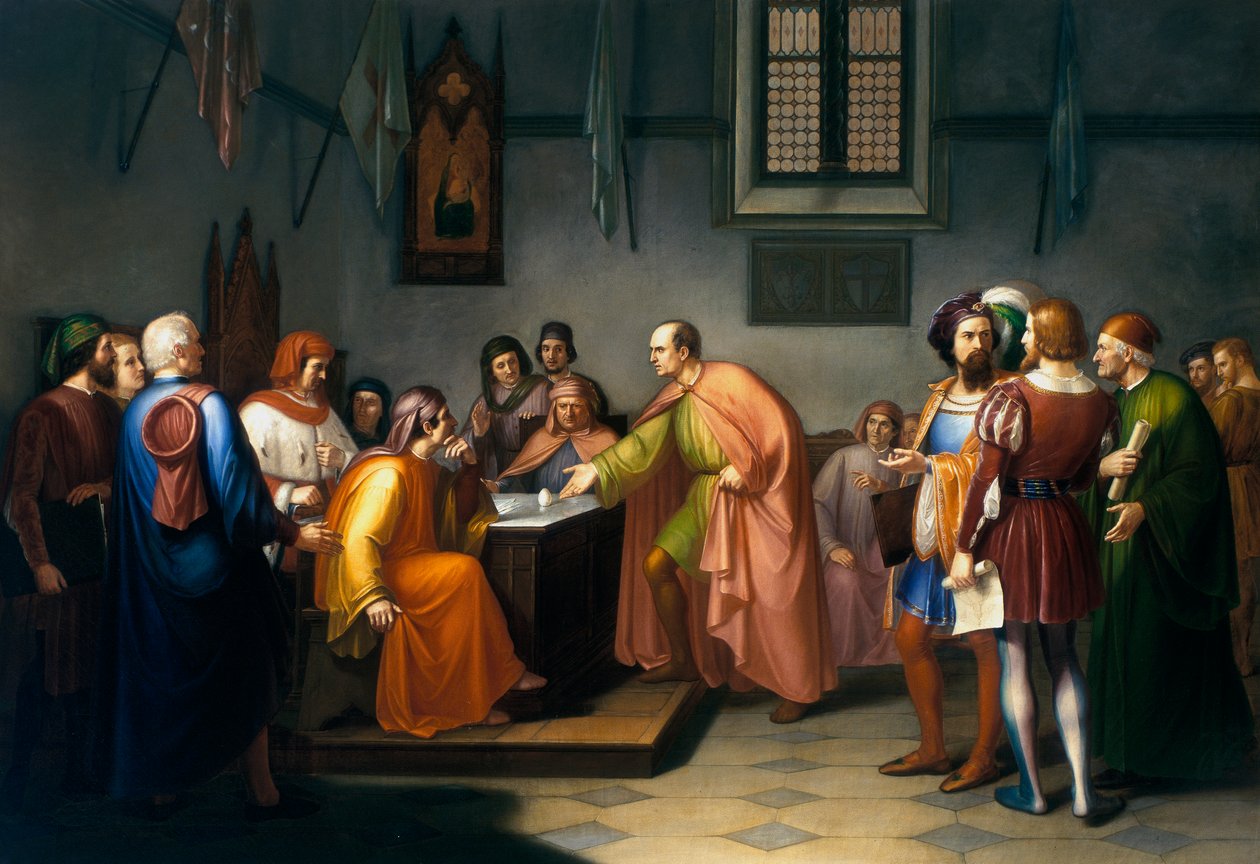 Brunelleschi suorittaa munakokeen tekijältä Giuseppe Fattori