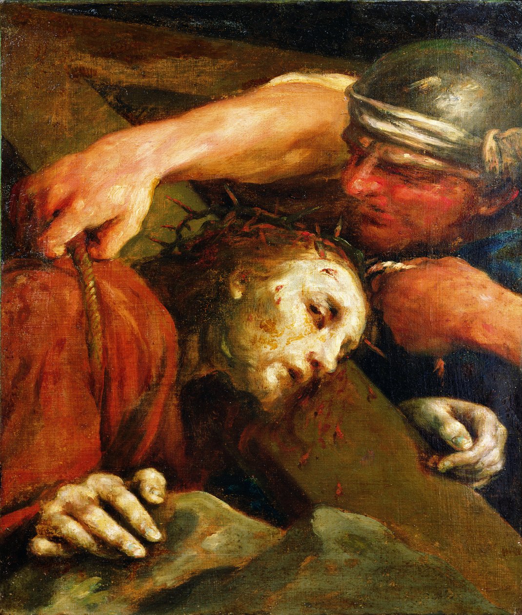 Kristus kantaa ristiä tekijältä Giuseppe Maria Crespi