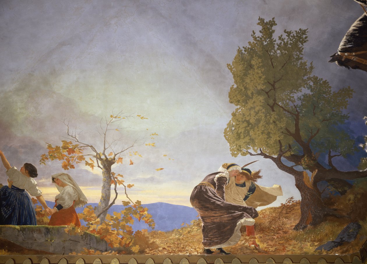 Syksy, 1800-luvun loppupuoli tekijältä Giuseppe Sciuti