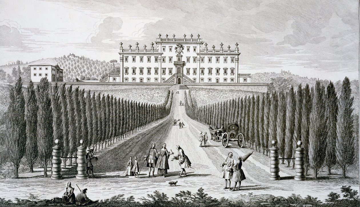 Näkymä Villa del Castel