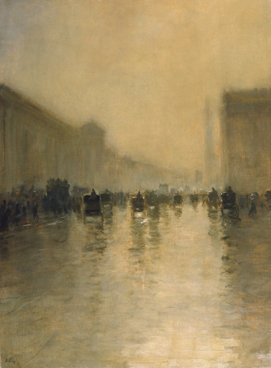 Sumuinen päivä Lontoossa tekijältä Giuseppe de Nittis