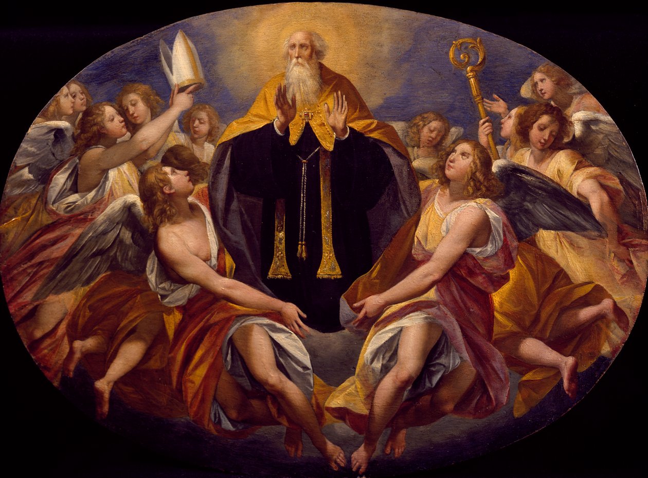 Giuseppe Cesari (1568-1640) Pyhä Benedictus kunniassa tekijältä Giuseppe Cesari
