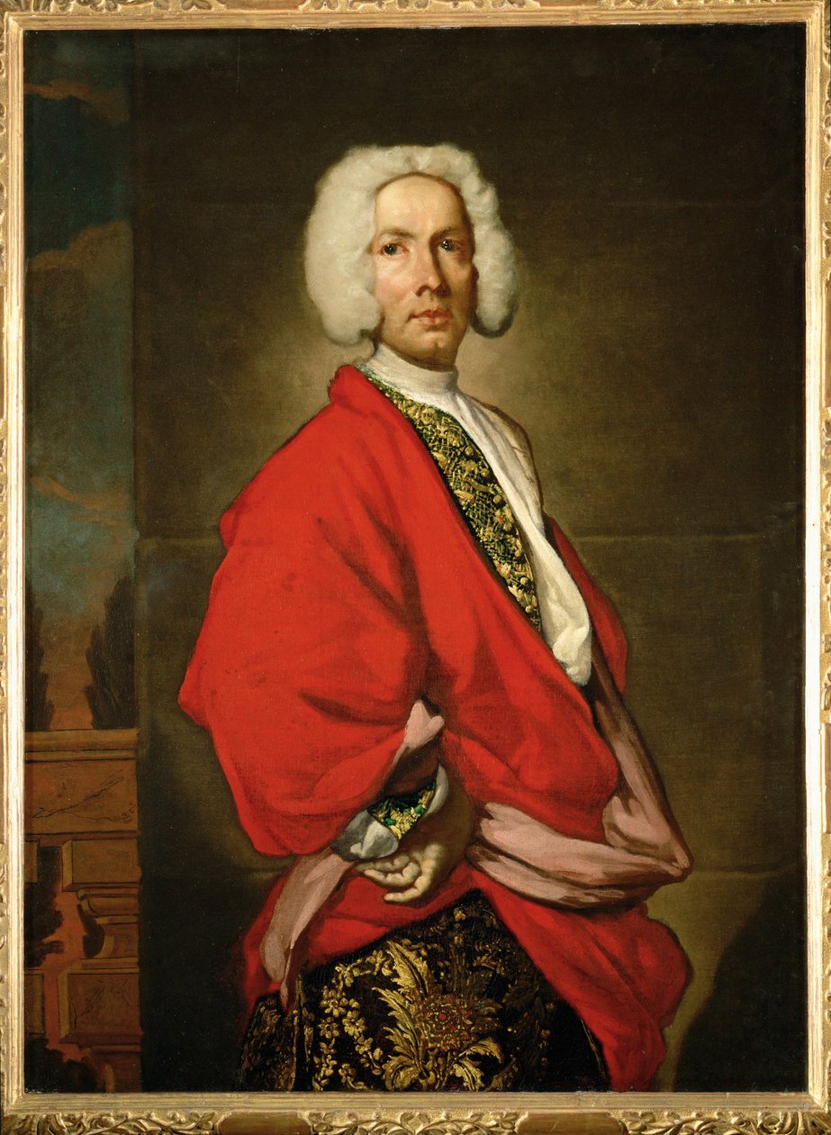 Kreivi Galeatius Secco Suardo ... tekijältä Giuseppe (1655 1743) Ghislandi