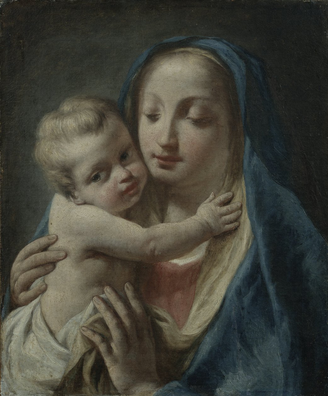 Neitsyt ja lapsi, n. 1750–1760 tekijältä Giuseppe Angeli