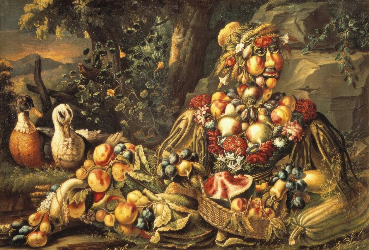 Kesä tekijältä Giuseppe Arcimboldo