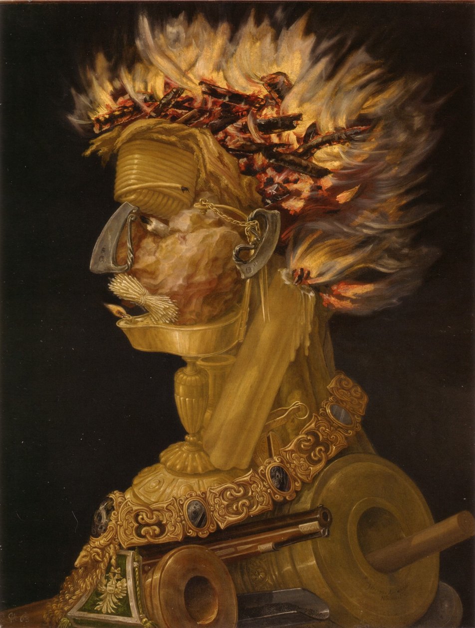 Saksa: Feuer Fire tekijältä Giuseppe Arcimboldo