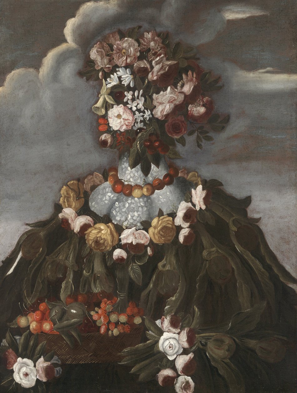 Kevät, noin 1580-1600 tekijältä Giuseppe Arcimboldo