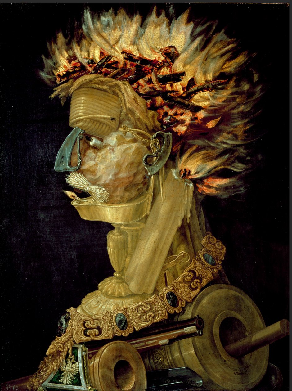 Giuseppe Arcimboldin (Arcimboldon) (1527-1593) tulimaalaus 1566, koko 66,5x51 cm Wien, Kunsthistorisches Museum tekijältä Giuseppe Arcimboldo