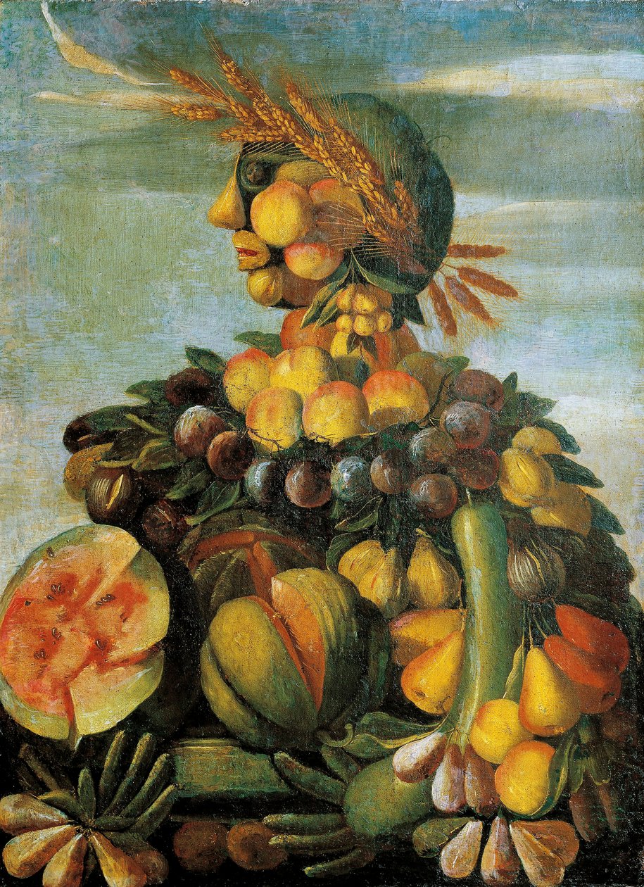 Giuseppe Arcimboldon työpajan kesämaalaus (Arcimboldi tekijältä Giuseppe Arcimboldo