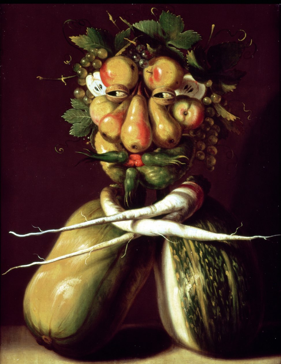 Hupaisa muotokuva tekijältä Giuseppe Arcimboldo