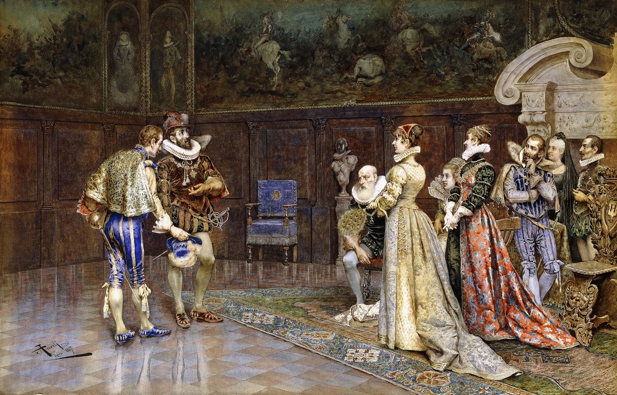 Ranskalaisen Henri IV:n esitys Marguerite Valois