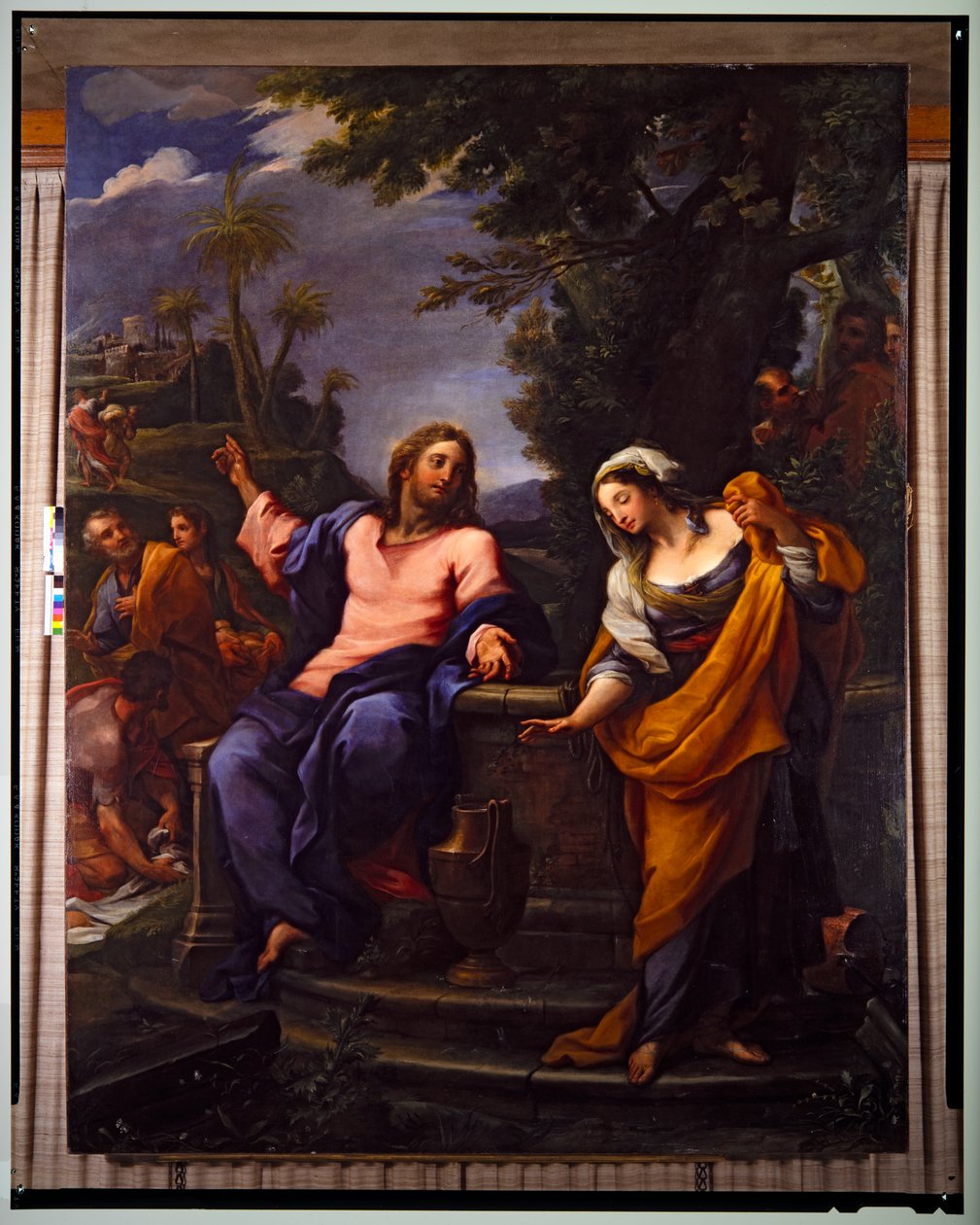 Kristus ja Samarialainen nainen (maalaus) tekijältä Giuseppe Bartolomeo Chiari