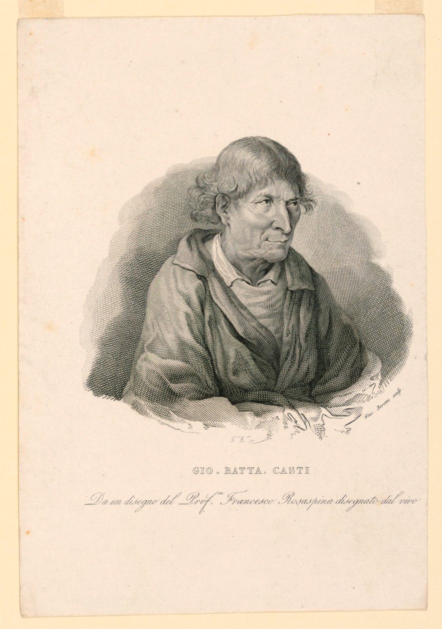 Giovanni Battista Castin (1721-1803) muotokuva tekijältä Giuseppe Beretta