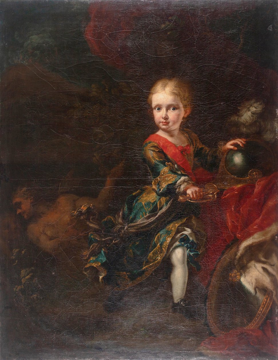 Infante Fernando de Borbón, kuten Mars-jumala, - tekijältä Giuseppe Bonito