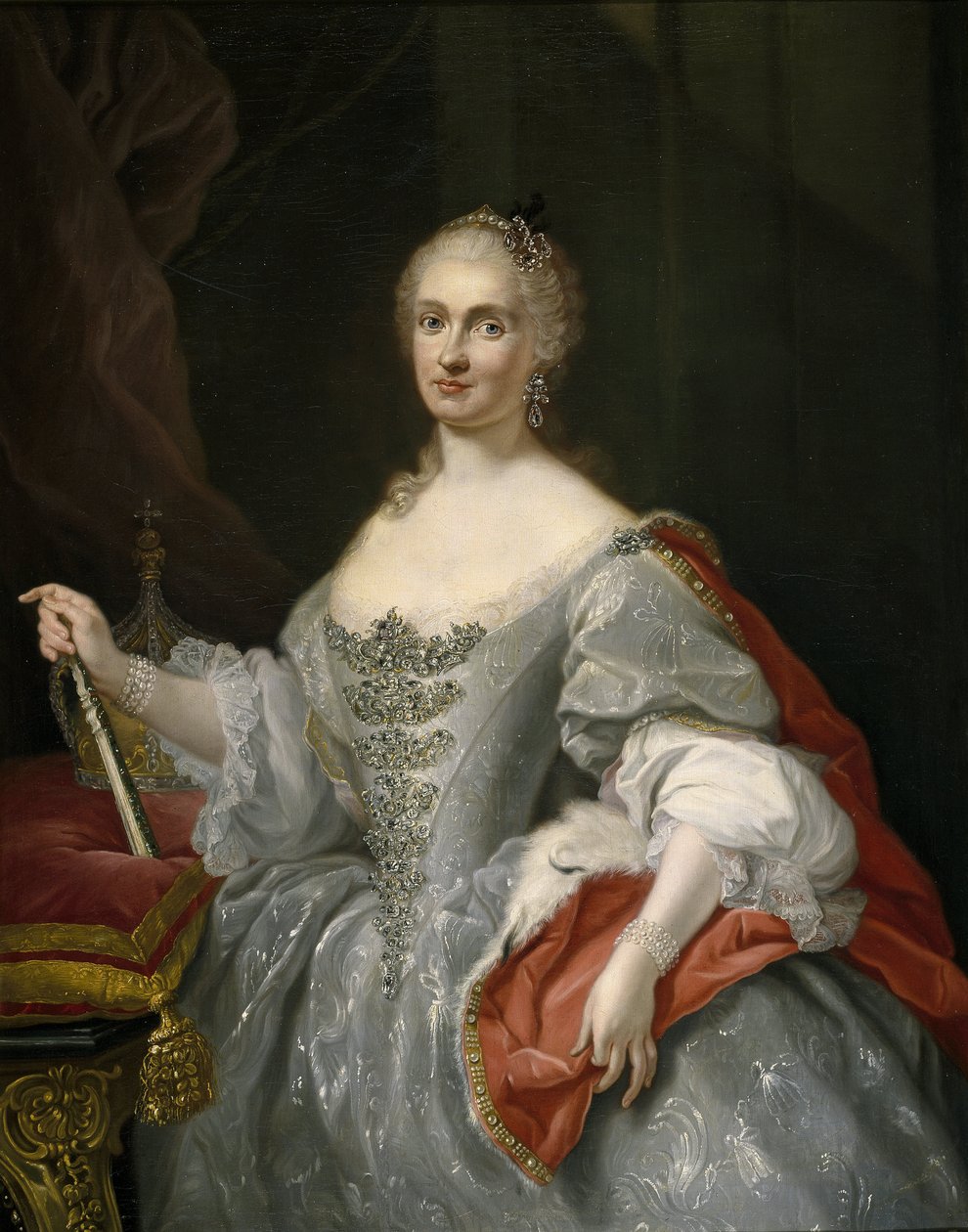 Muotokuva Marie Amelie de Saxesta (1724-1760), reine consort d
