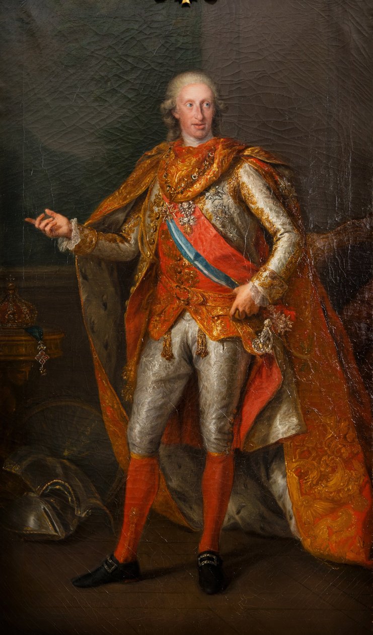 Ruotsalainen: Ferdinand IV, 1751-1825, Napolin ja Sisilian kuningas Ferdinand IV, 1751-1825, Napolin ja Sisilian kuningas tekijältä Giuseppe Bonito