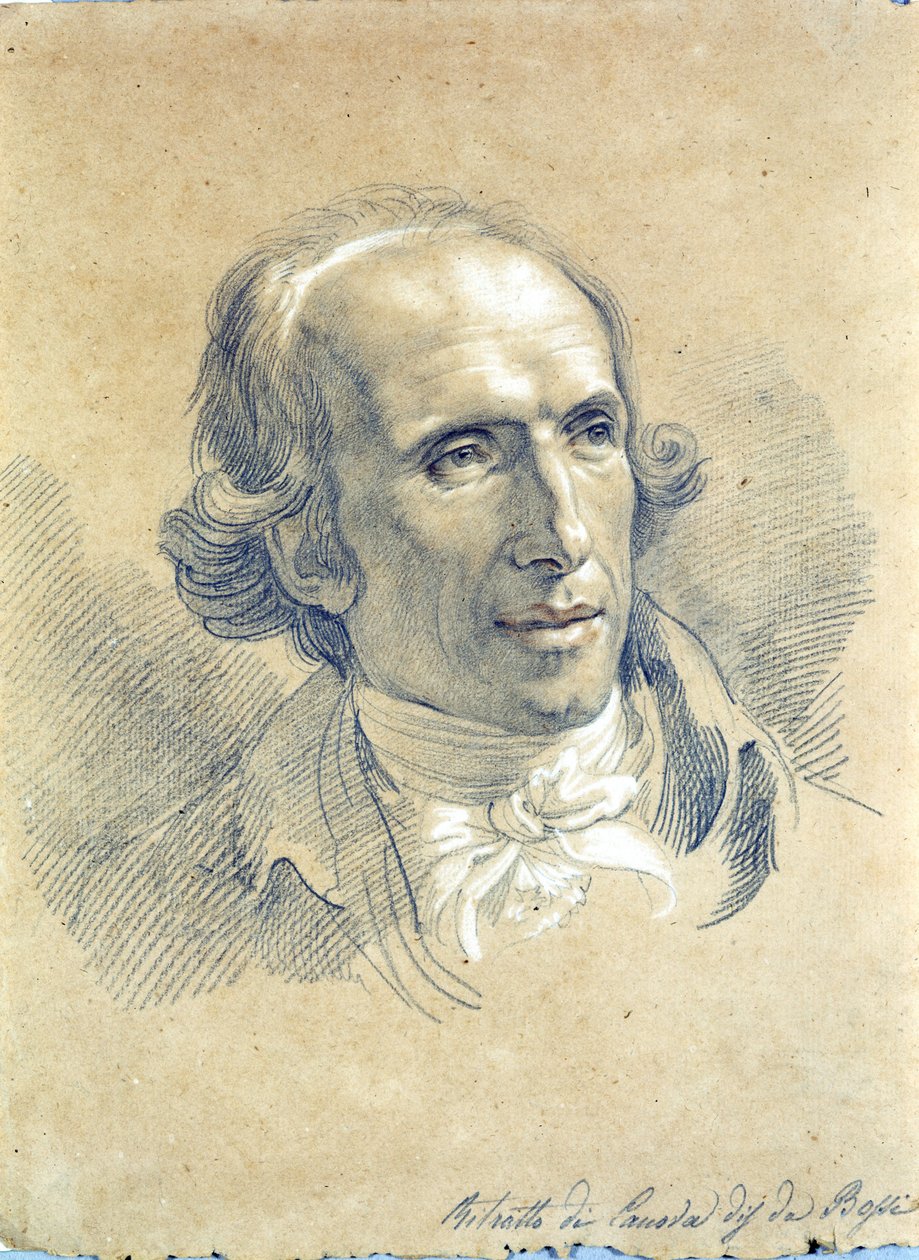 Bossin muotokuva Canovasta (1757 - 1822). tekijältä Giuseppe Bossi