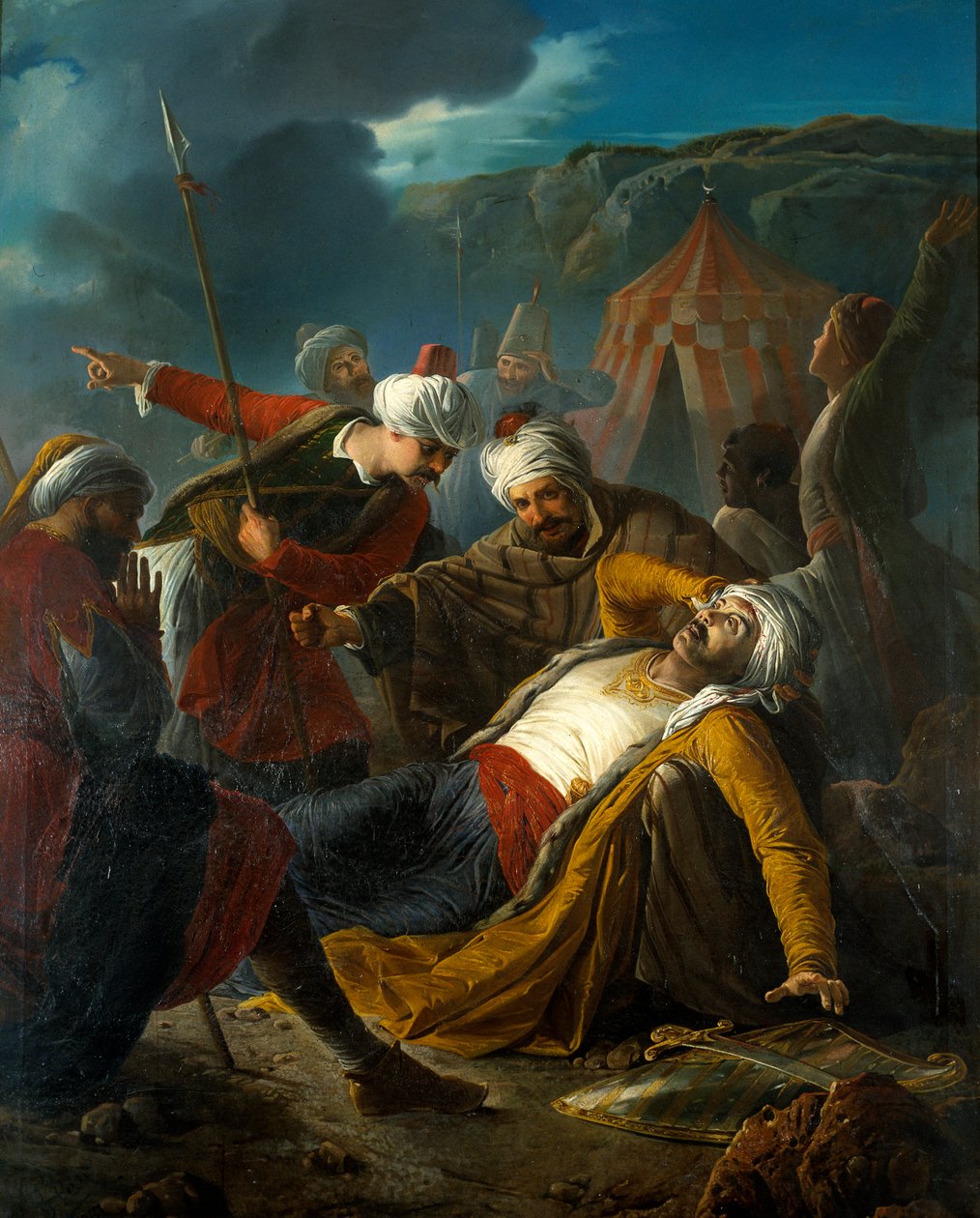 Dragutin kuolema, Maltan suuri piiritys 1565, 1867 tekijältä Giuseppe Cali