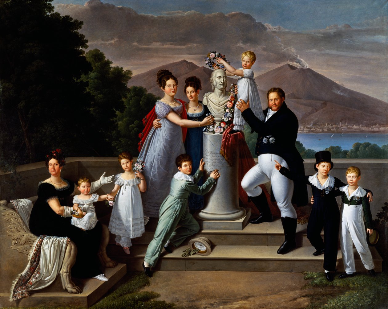 Francis I kahdesta sisiliasta (Napoli tekijältä Giuseppe Cammarano