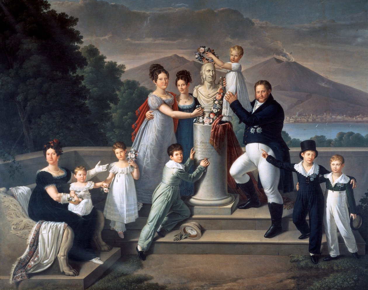 Francis I kahdesta sisiliasta (Napoli tekijältä Giuseppe Cammarano