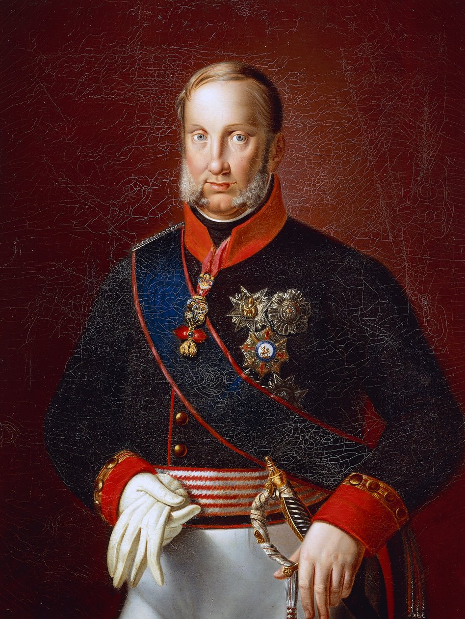 Francis I:n muotokuva kahdesta sisiliasta (Napoli tekijältä Giuseppe Cammarano