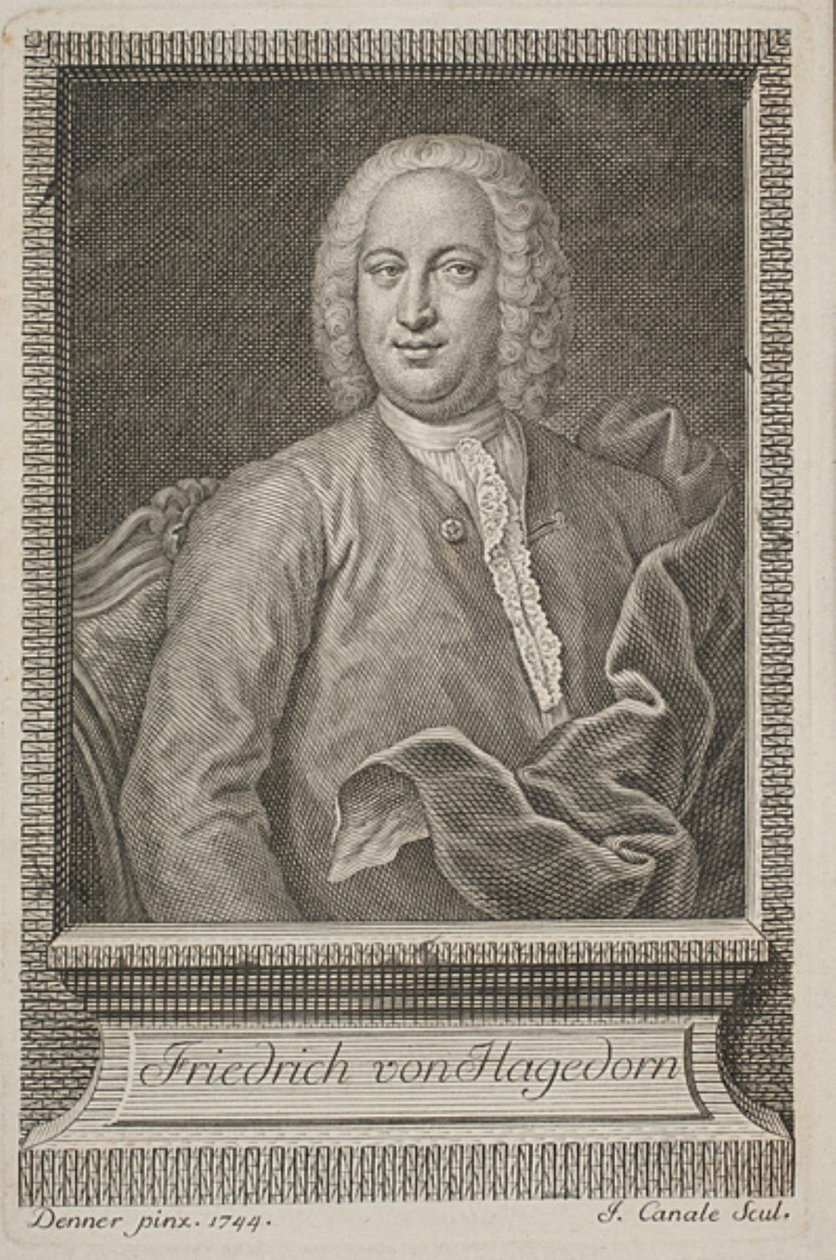 Friedrich von Hagedorn tekijältä Giuseppe Canale