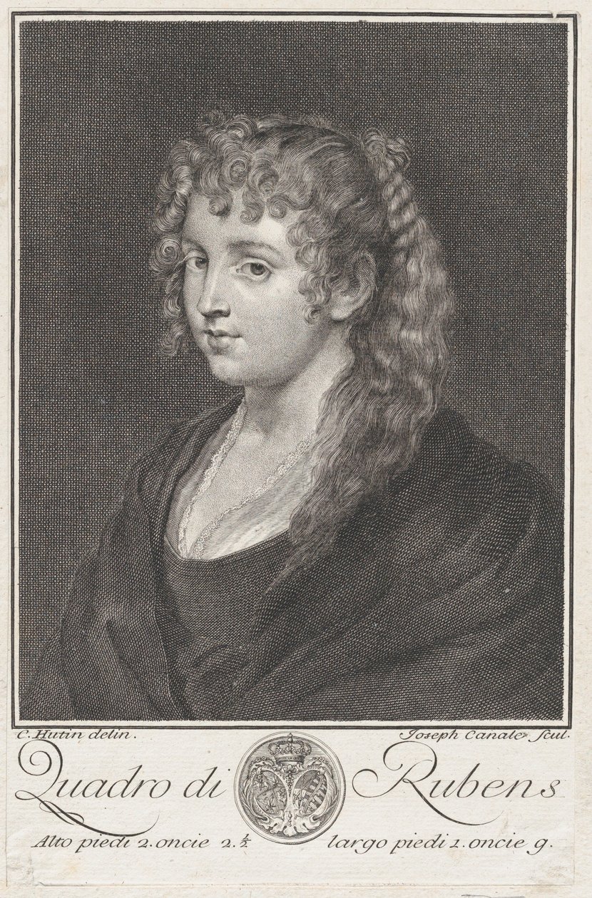 Nuoren naisen muotokuva, n. 1745-76. tekijältä Giuseppe Canale