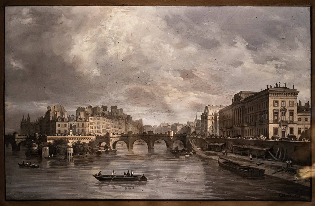 Näkymä Pont Neufille tekijältä Giuseppe Canella