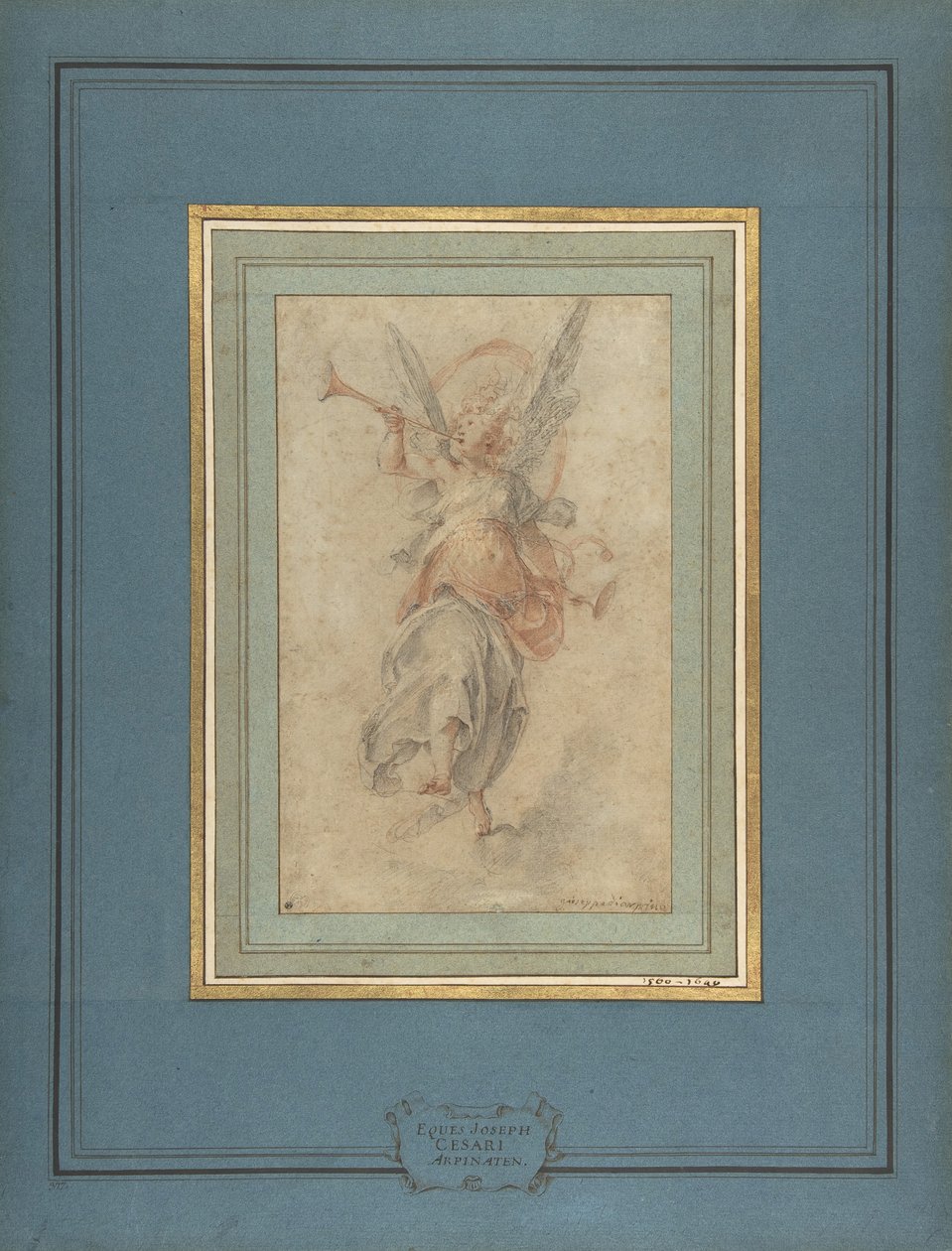 Kuuluisuuden allegorinen hahmo, n. 1590. tekijältä Giuseppe Cesari