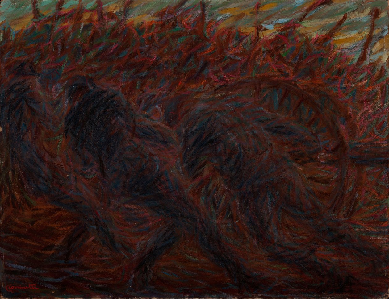 Kanuun hinaus, 1915. tekijältä Giuseppe Cominetti