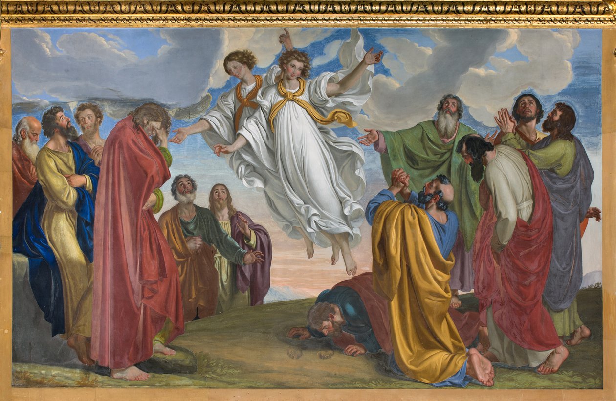 Presbyterio, Giueppe Diotti, Enkelten ilmestyminen taivaaseenastumisen jälkeen 1830. tekijältä Giuseppe Diotti